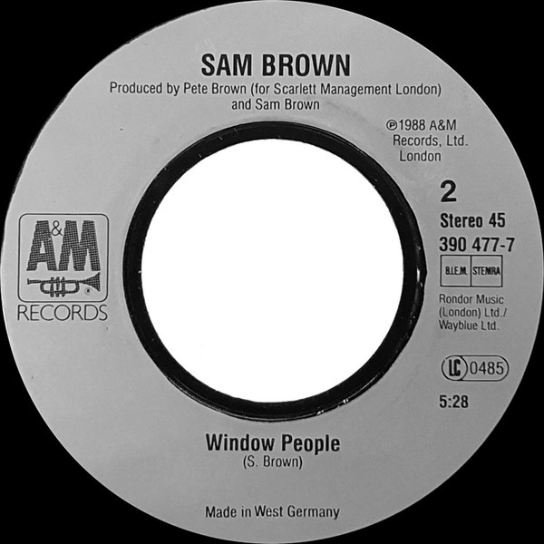 Sam Brown - With A Little Love | A&M Records (390 477-7) - 4 Sam Brown - With A Little Love | A&M Records (390 477-7) - 4