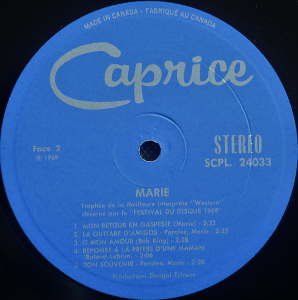 Marie King - Marie "Festival Du Disque" | Caprice (SCPL 24033) - 4