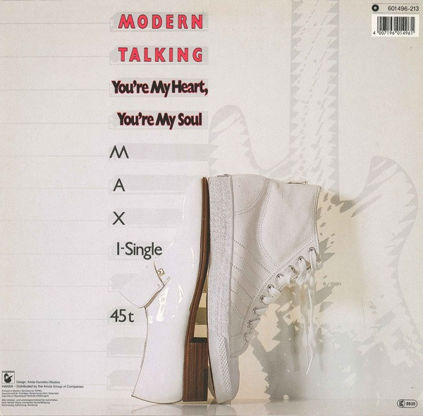 Modern Talking - You're My Heart, You're My Soul | Hansa (601 496) - 2 Modern Talking - You're My Heart, You're My Soul | Hansa (601 496) - 2