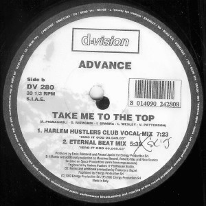 Advance - Take Me To The Top | D:vision Records (DV 280) - 2