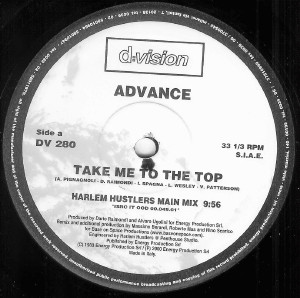 Advance - Take Me To The Top | D:vision Records (DV 280)