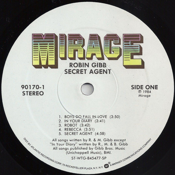 Robin Gibb - Secret Agent | Mirage (90170-1) - 3 Robin Gibb - Secret Agent | Mirage (90170-1) - 3