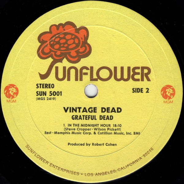 The Grateful Dead - Vintage Dead | Sunflower (SUN-5001) - 4 The Grateful Dead - Vintage Dead | Sunflower (SUN-5001) - 4