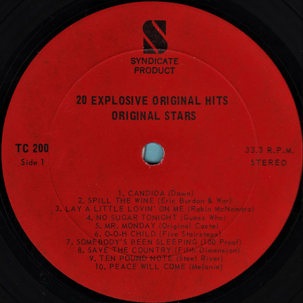 Various - 20 Explosive Hits By 20 Original Stars | Syndicate Product (TC 200) - 3 Various - 20 Explosive Hits By 20 Original Stars | Syndicate Product (TC 200) - 3