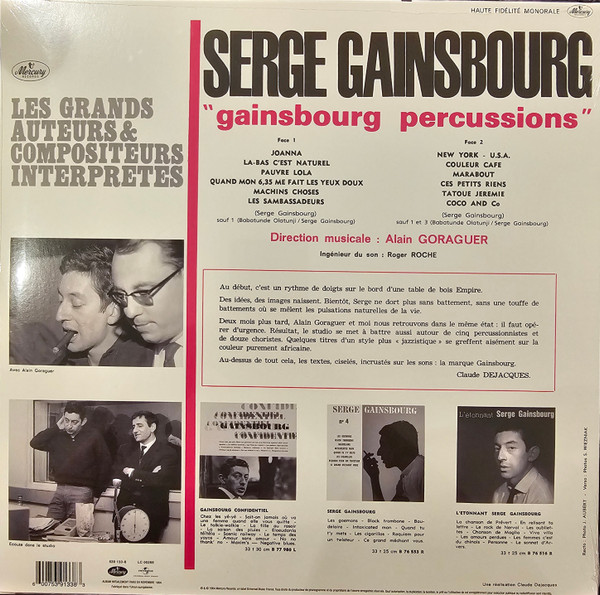 Serge Gainsbourg - Gainsbourg Percussions | Mercury (539 133-8) - 2