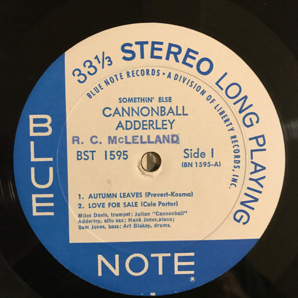 Cannonball Adderley - Somethin' Else | Blue Note (BLP 1595) - 3 Cannonball Adderley - Somethin' Else | Blue Note (BLP 1595) - 3