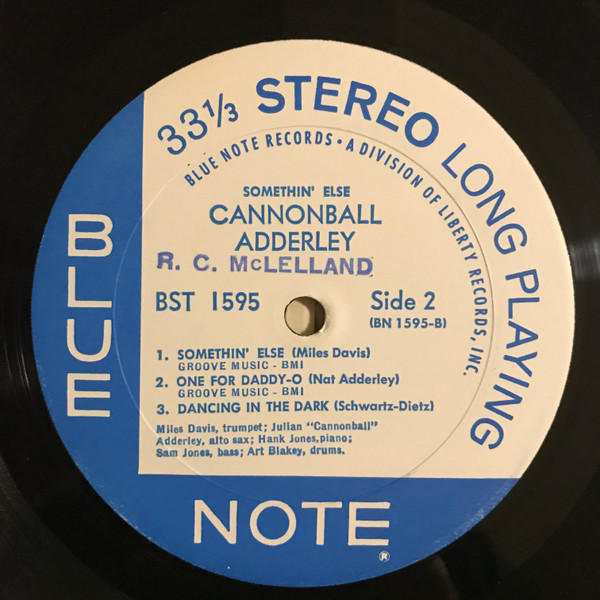 Cannonball Adderley - Somethin' Else | Blue Note (BLP 1595) - 4 Cannonball Adderley - Somethin' Else | Blue Note (BLP 1595) - 4