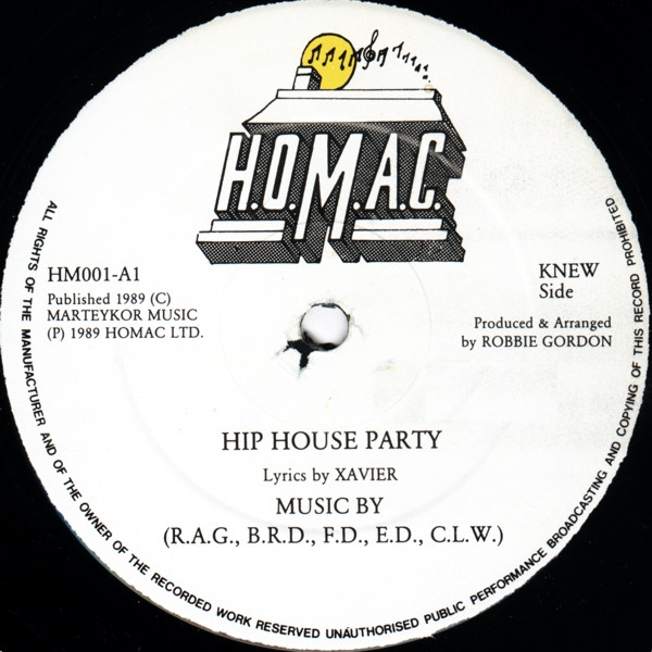 The Knew Crue - Hip House Party / Tuffactofollow | H.O.M.A.C. (HM001) - main