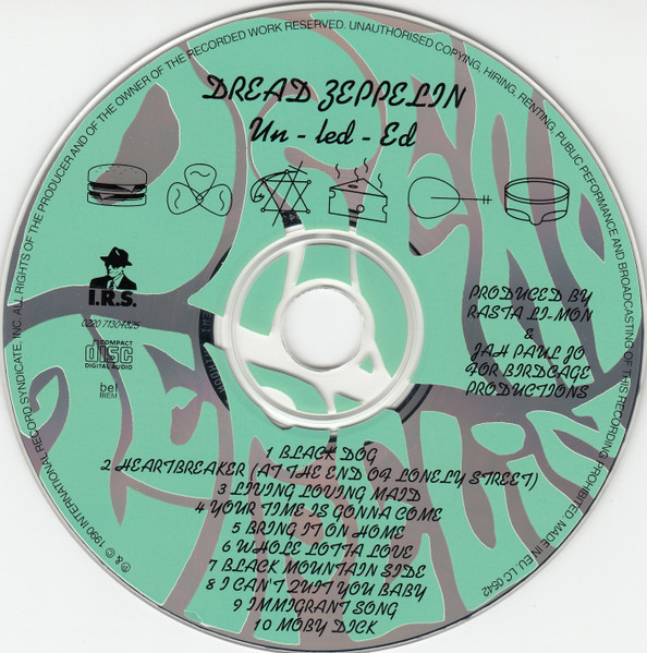 Dread Zeppelin - Un-Led-Ed | I.R.S. Records (0220 71304825) - 3 Dread Zeppelin - Un-Led-Ed | I.R.S. Records (0220 71304825) - 3