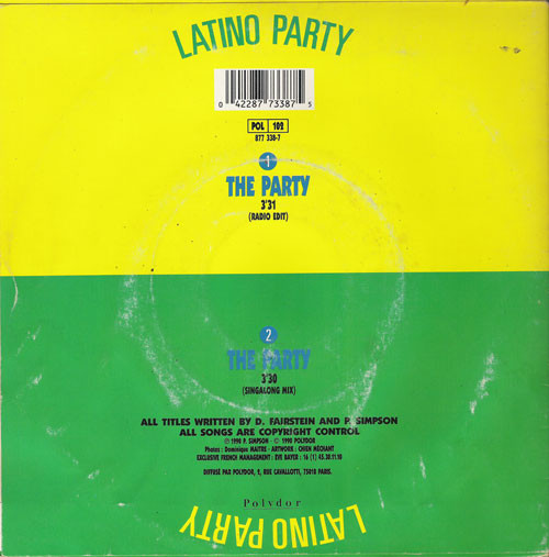 Latino Party - The Party | Polydor (877 338-7) - 2
