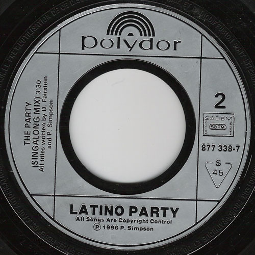 Latino Party - The Party | Polydor (877 338-7) - 4
