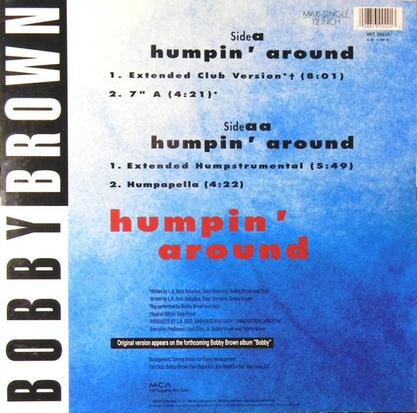 Bobby Brown - Humpin' Around | MCA Records (MCT 30020) - 2 Bobby Brown - Humpin' Around | MCA Records (MCT 30020) - 2