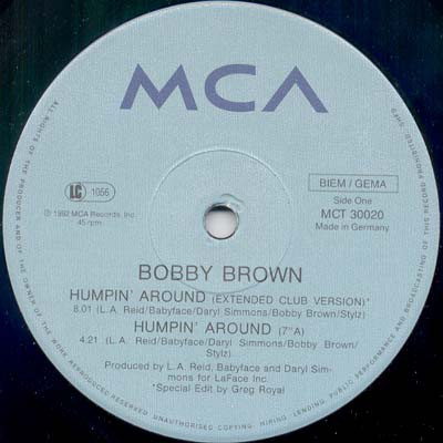 Bobby Brown - Humpin' Around | MCA Records (MCT 30020) - 3 Bobby Brown - Humpin' Around | MCA Records (MCT 30020) - 3