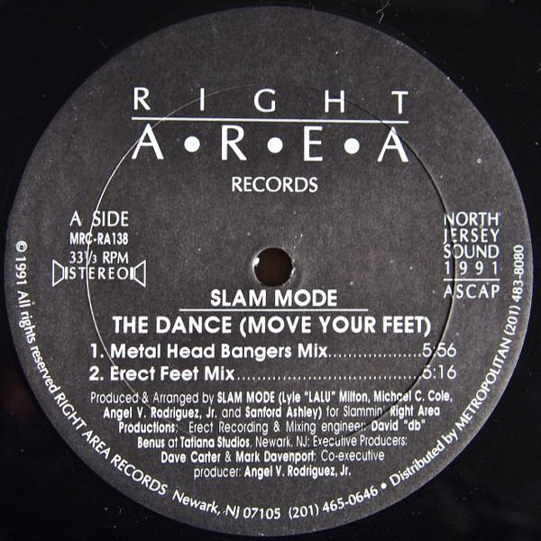 Slam Mode - The Dance (Move Your Feet) | Right Area Records (MRC-RA138) - main