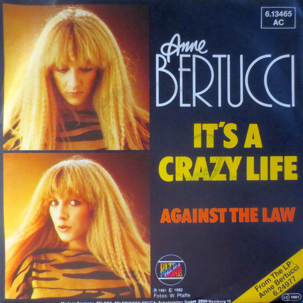 Anne Bertucci - It's A Crazy Life | Ultraphone (6.13465) - main