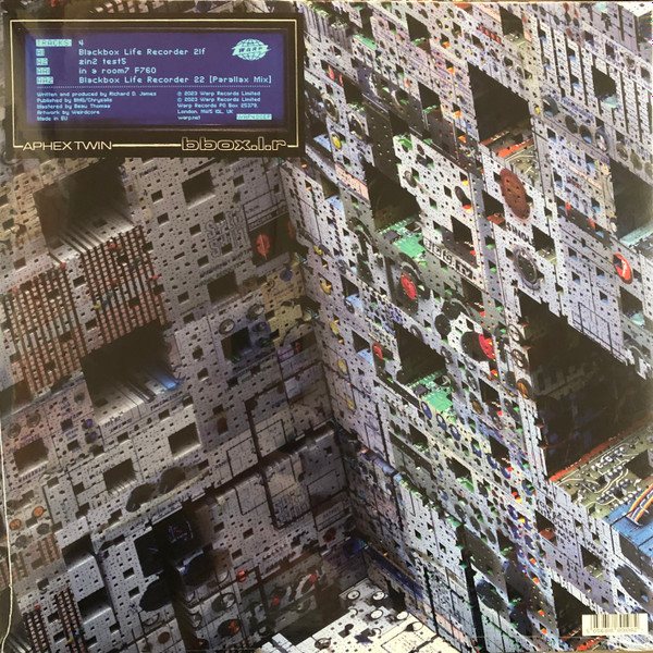 Aphex Twin - Blackbox Life Recorder 21f / In A Room7 F760 | Warp Records (WAP480EP) - 2 Aphex Twin - Blackbox Life Recorder 21f / In A Room7 F760 | Warp Records (WAP480EP) - 2