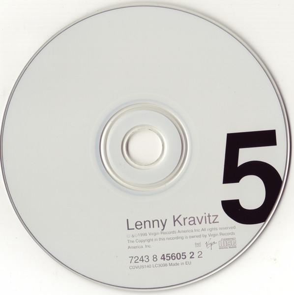 Lenny Kravitz - 5 | Virgin (7243 8 45605 2 2) - 3