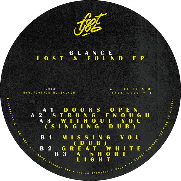 Glance - Lost & Found EP | Footjob (FJ013) - 2