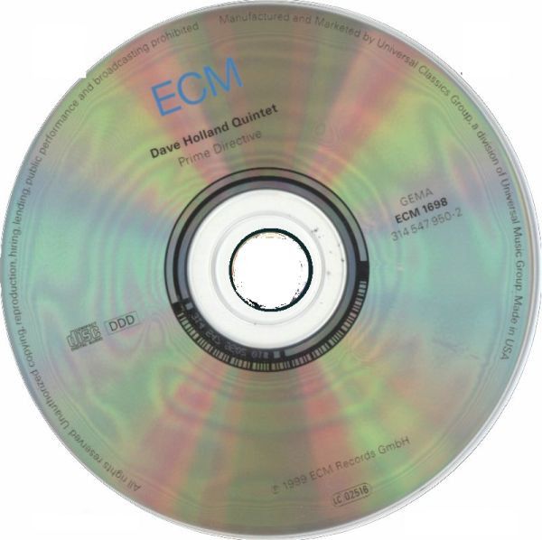 Dave Holland Quintet - Prime Directive | ECM Records (ECM 1698) - 3 Dave Holland Quintet - Prime Directive | ECM Records (ECM 1698) - 3