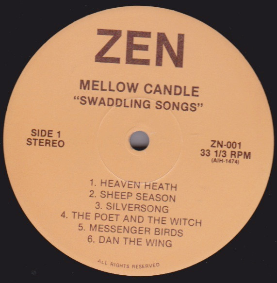 Mellow Candle - Swaddling Songs LP | Zen (ZN-001) - 3 Mellow Candle - Swaddling Songs LP | Zen (ZN-001) - 3