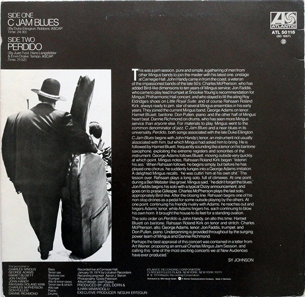 Charles Mingus - Mingus At Carnegie Hall | Atlantic (ATL 50 116) - 2