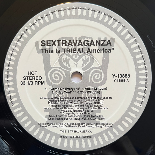 Sextravaganza - This Is TRIBAL America | TRIBAL America (Y-13888) - 2 Sextravaganza - This Is TRIBAL America | TRIBAL America (Y-13888) - 2