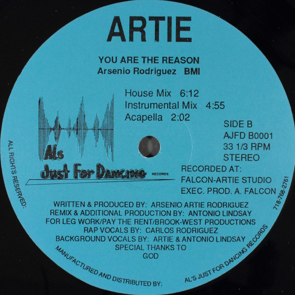 Artie - You Are The Reason | Al's Just For Dancing Records (none) - 4 Artie - You Are The Reason | Al's Just For Dancing Records (none) - 4