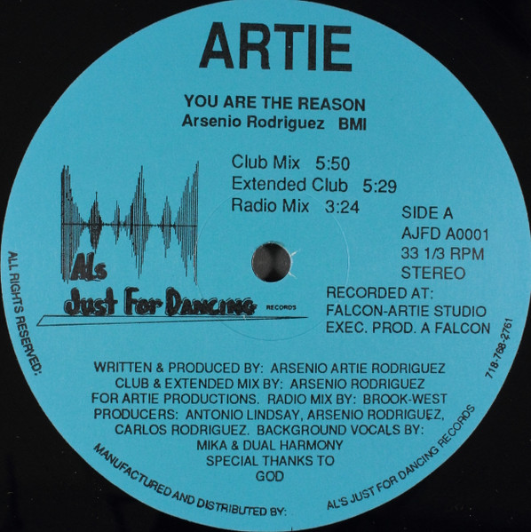 Artie - You Are The Reason | Al's Just For Dancing Records (none) - 3 Artie - You Are The Reason | Al's Just For Dancing Records (none) - 3