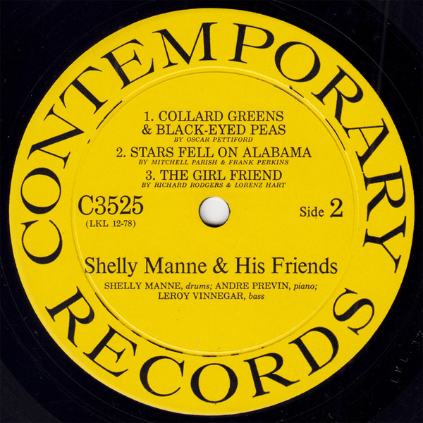 Shelly Manne & His Friends - Shelly Manne & His Friends Vol. 1 | Contemporary Records (C3525) - 4 Shelly Manne & His Friends - Shelly Manne & His Friends Vol. 1 | Contemporary Records (C3525) - 4
