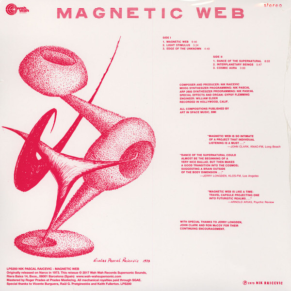 Nik Pascal - Magnetic Web | Wah Wah Records (LPS200) - 3