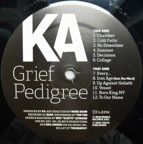 KA - Grief Pedigree | Iron Works Records (none)