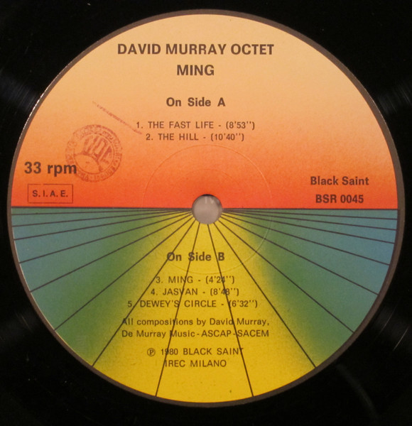 David Murray Octet - Ming | Black Saint (BSR 0045) - 3