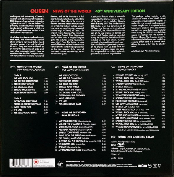 Queen - News Of The World | Virgin EMI Records (00602557842678) - 2