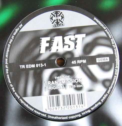 Fast - Transmission | EDM Trance (TR EDM 013-1) - 3