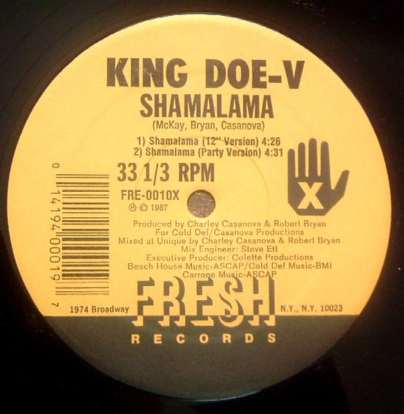 King Doe-V - Shamalama | Fresh Records (FRE-0010)