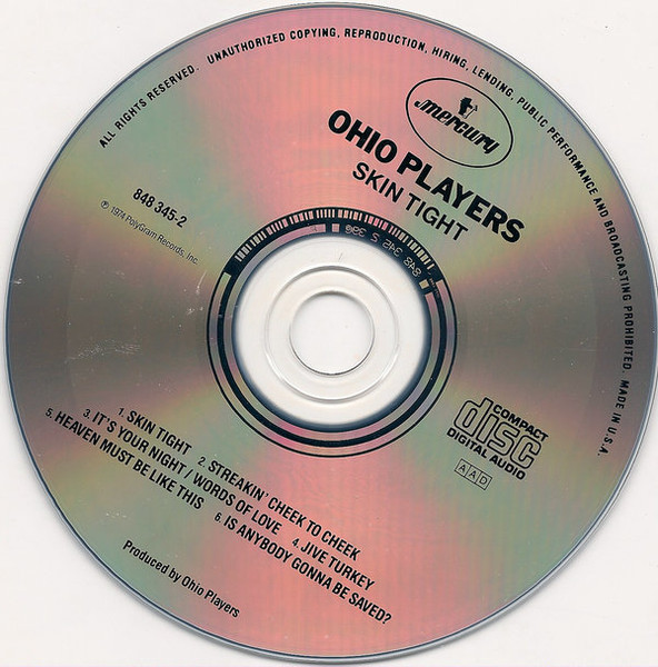 Ohio Players - Skin Tight | Mercury (848 345-2) - 4 Ohio Players - Skin Tight | Mercury (848 345-2) - 4