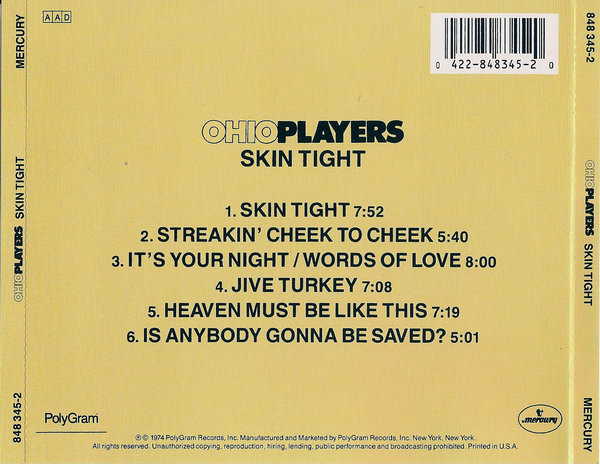 Ohio Players - Skin Tight | Mercury (848 345-2) - 3 Ohio Players - Skin Tight | Mercury (848 345-2) - 3