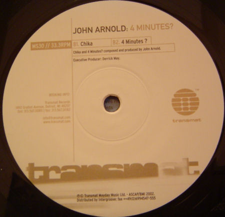 John Arnold - 4 Minutes? | Transmat (MS30) - 2