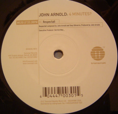John Arnold - 4 Minutes? | Transmat (MS30) - main