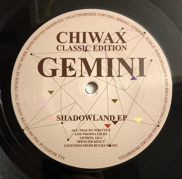 Gemini - Shadowland EP | Chiwax Classic Edition (CGTX005) - 2