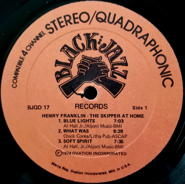 Henry Franklin - The Skipper At Home | Black Jazz Records (BJQD/17) - 3 Henry Franklin - The Skipper At Home | Black Jazz Records (BJQD/17) - 3