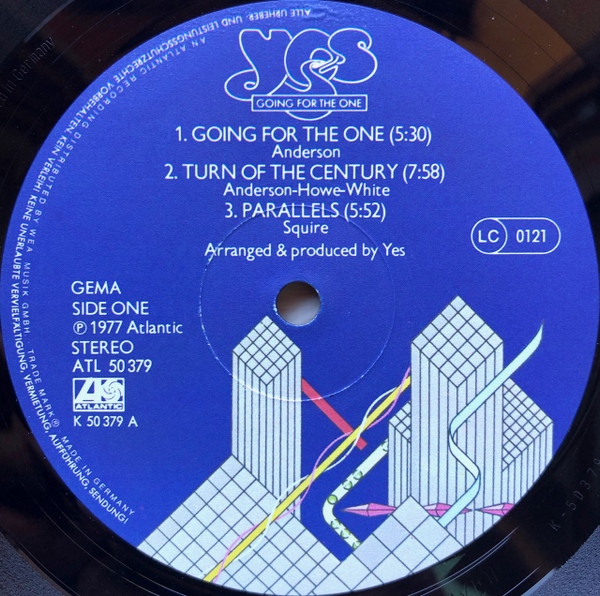 Yes - Going For The One | Atlantic (ATL 50 379) - 4