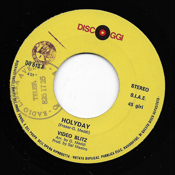 Video Blitz - Holiday / Hideaway | Discoggi (DO 613) - 3