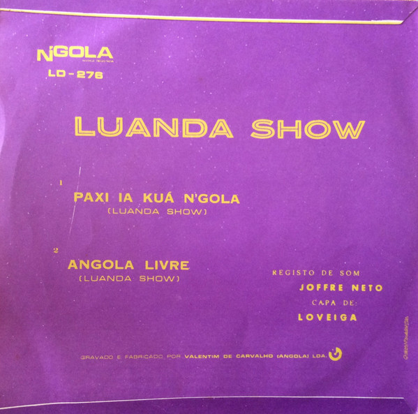 Luanda Show - Angola Livre | N'Gola (LD-276) - 2