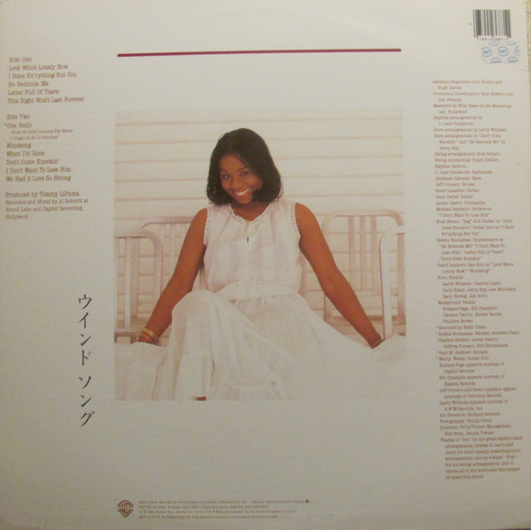 Randy Crawford - Windsong | Warner Bros. Records (1-23687) - 2