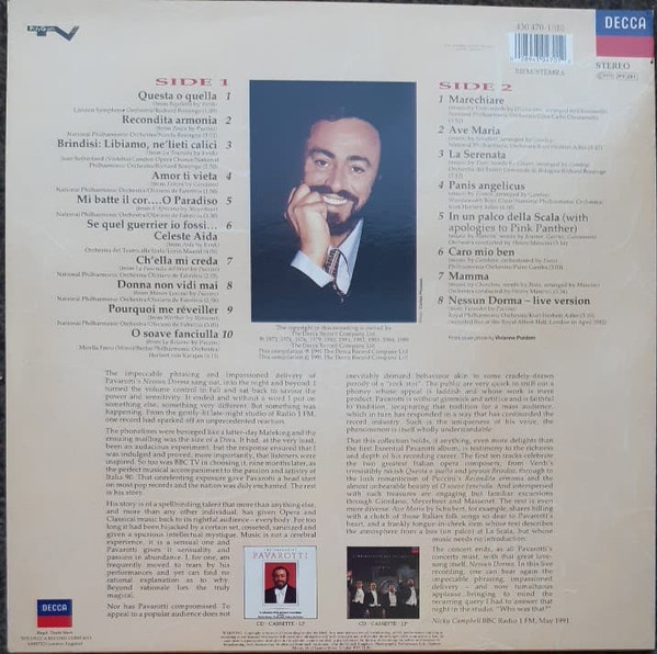 Luciano Pavarotti - Essential Pavarotti II | Decca (430 470-1) - 2