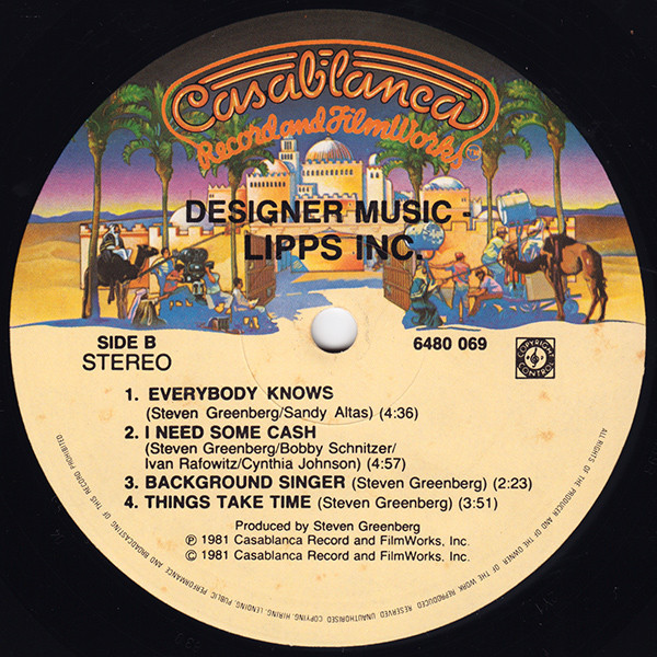 Lipps, Inc. - Designer Music | Casablanca (6480 069) - 4