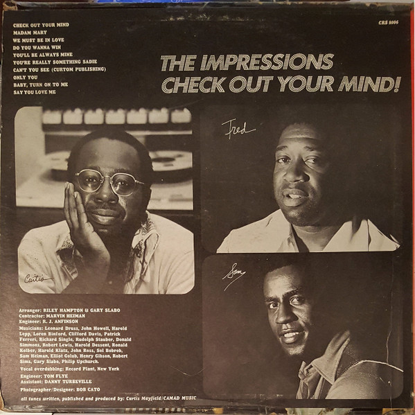 The Impressions - Check Out Your Mind! | Curtom (CRS 8006) - 2 The Impressions - Check Out Your Mind! | Curtom (CRS 8006) - 2