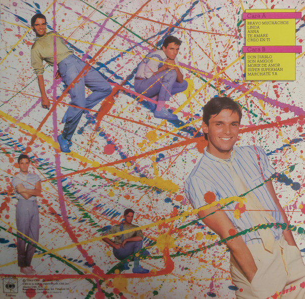 Miguel Bosé - Bravo Muchachos Y Sus Grandes Éxitos | CBS (S 25126) - 2