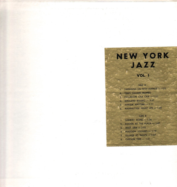 Bart Spero - New York Jazz Vol. 1 | Hoctor Records (HLP-3024) - 2 Bart Spero - New York Jazz Vol. 1 | Hoctor Records (HLP-3024) - 2